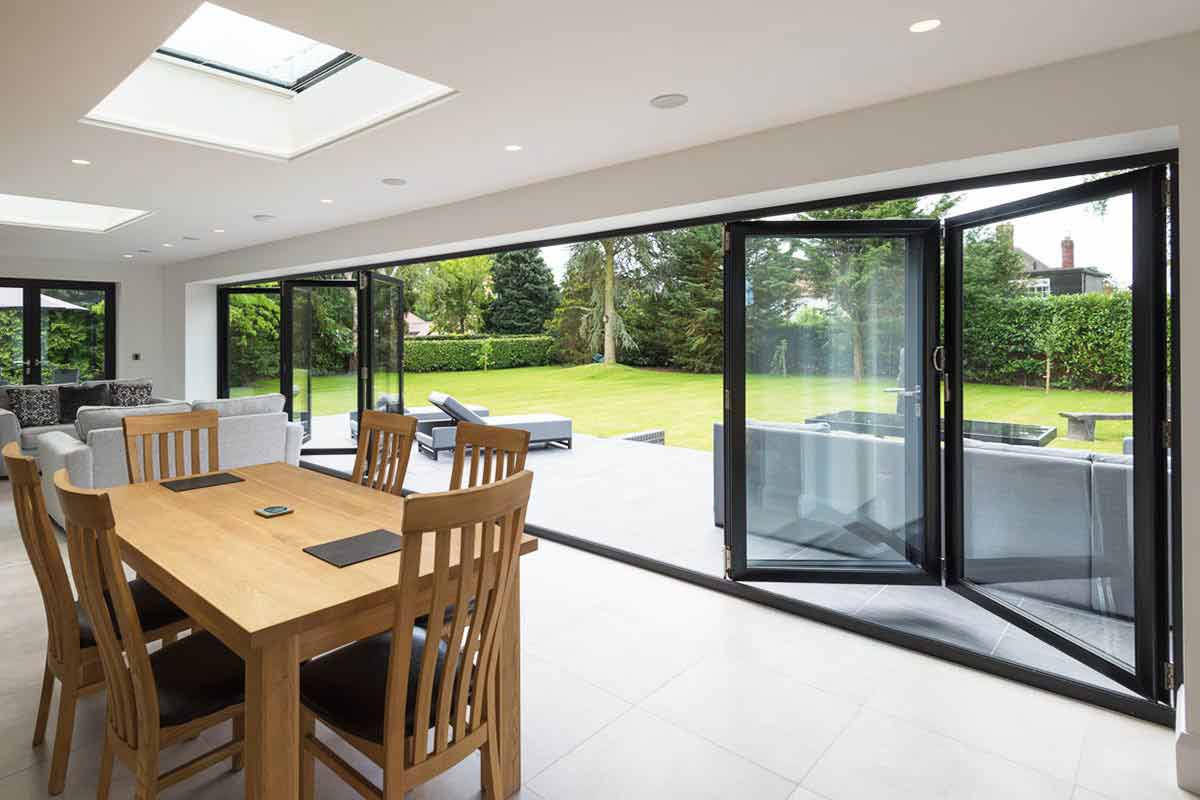 Aluminium Bi folding doors