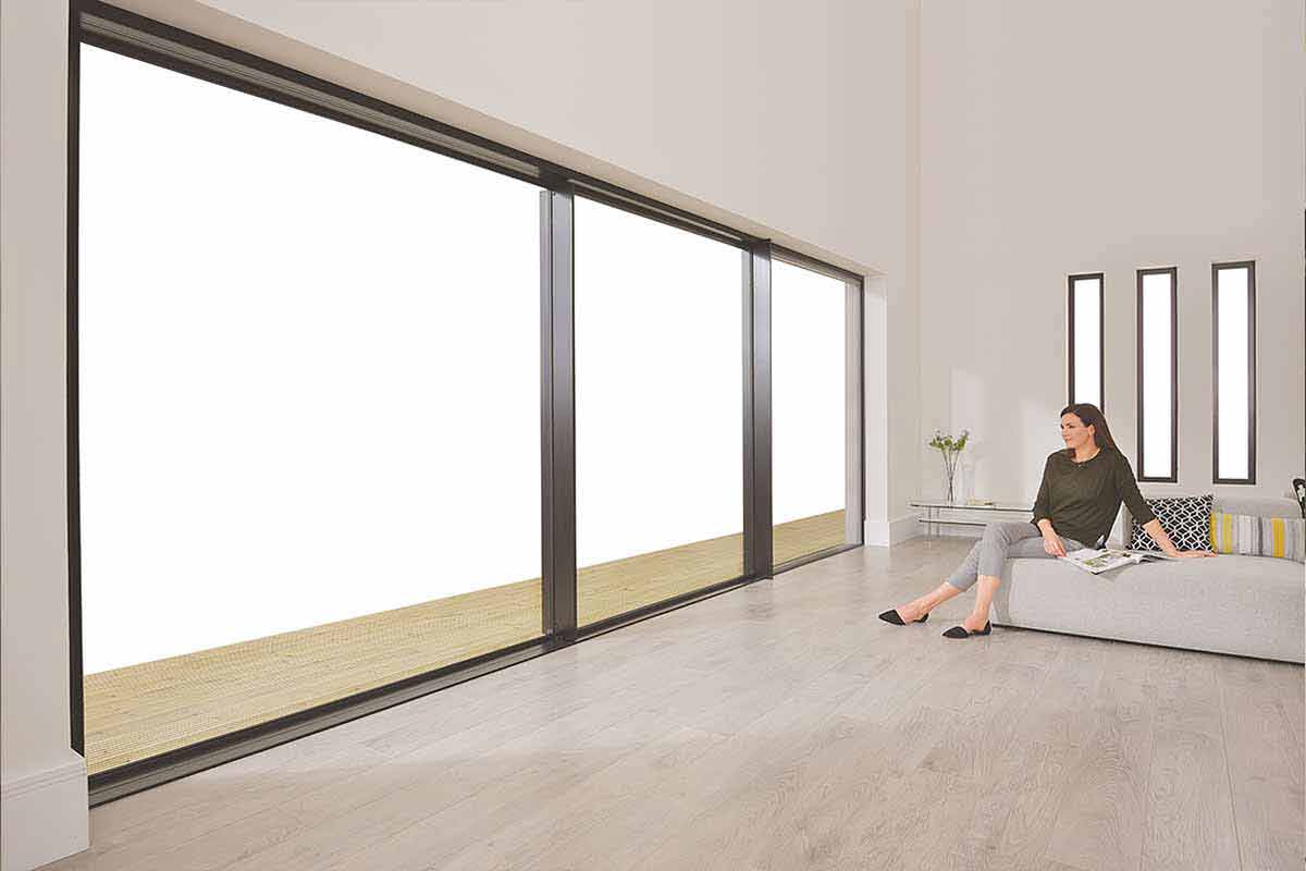Double glazed high quality aluminium sliding doors